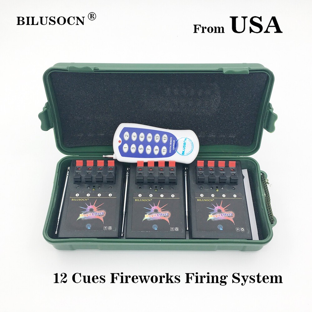 Profession 12 Cue Wireless Fireworks Firing system  Remote control