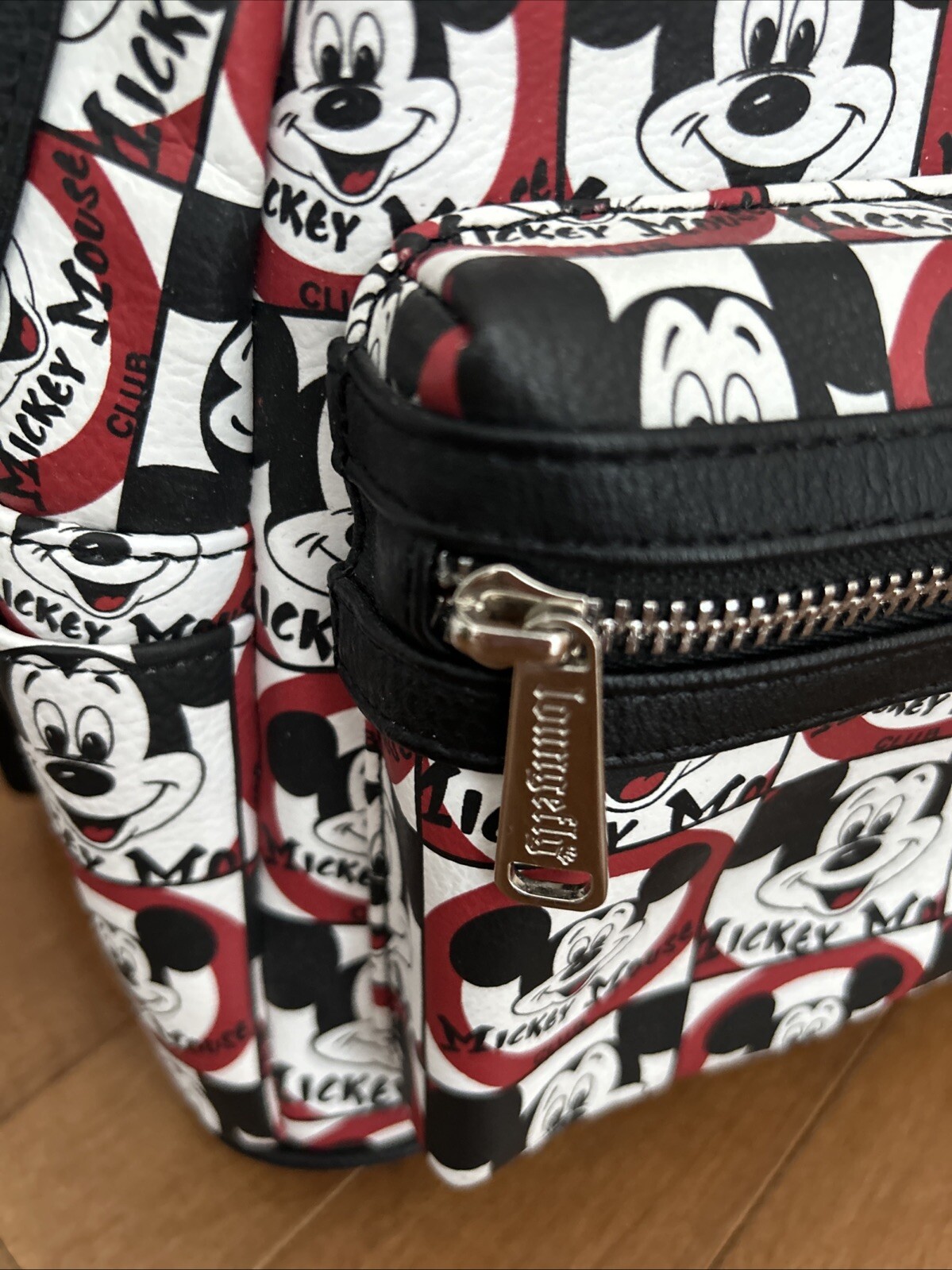 Loungefly Mickey Mouse Club Mouseketeer Mini Backpack NICE!!!