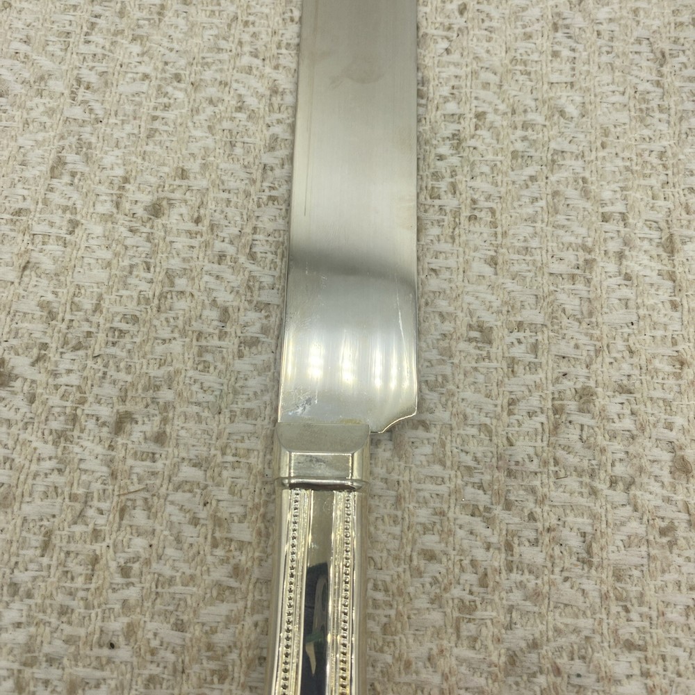 14” Silver Tone Wedding Cake Knife