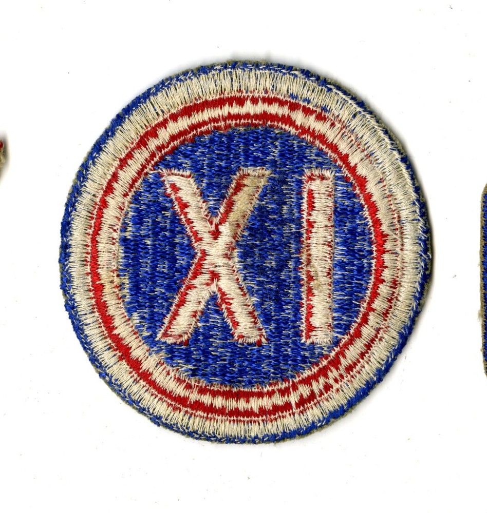 IX Corps White Back Patch WWII Vintage Pacific Theater