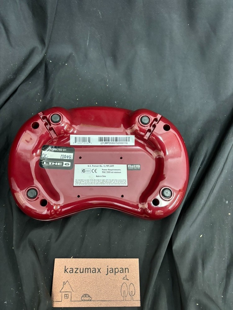 Line 6 POD 2.0 Guitar Amp Modeler Multi Effects Processor Red Tested