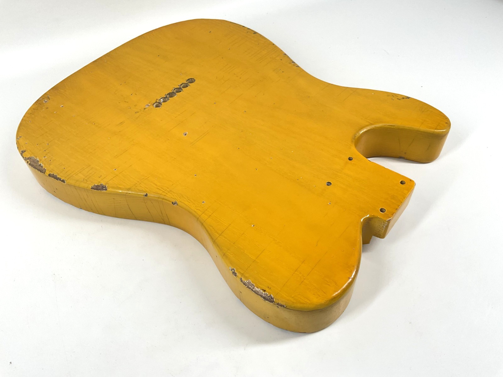 MJT Official Custom Vintage Aged Nitro Guitar Body Mark Jenny VTT Butterscotch