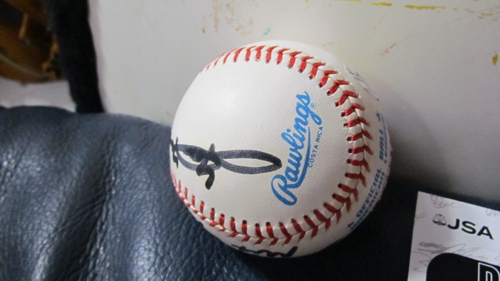 Tom Trebelhorn signed baseball JSA Certified