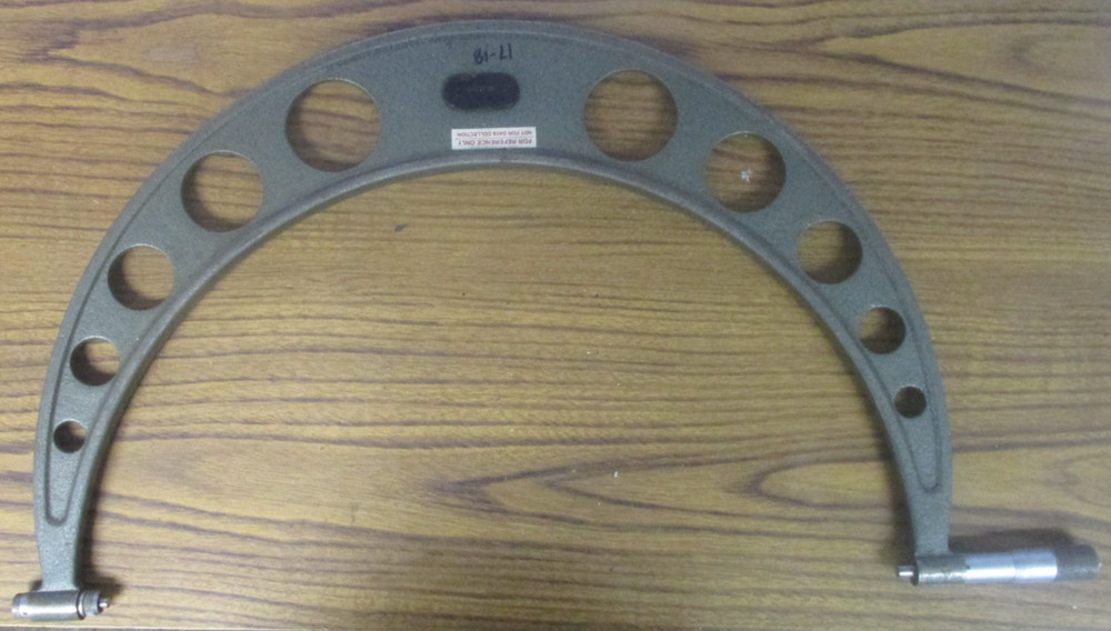 Micrometer Range 17"-18"
