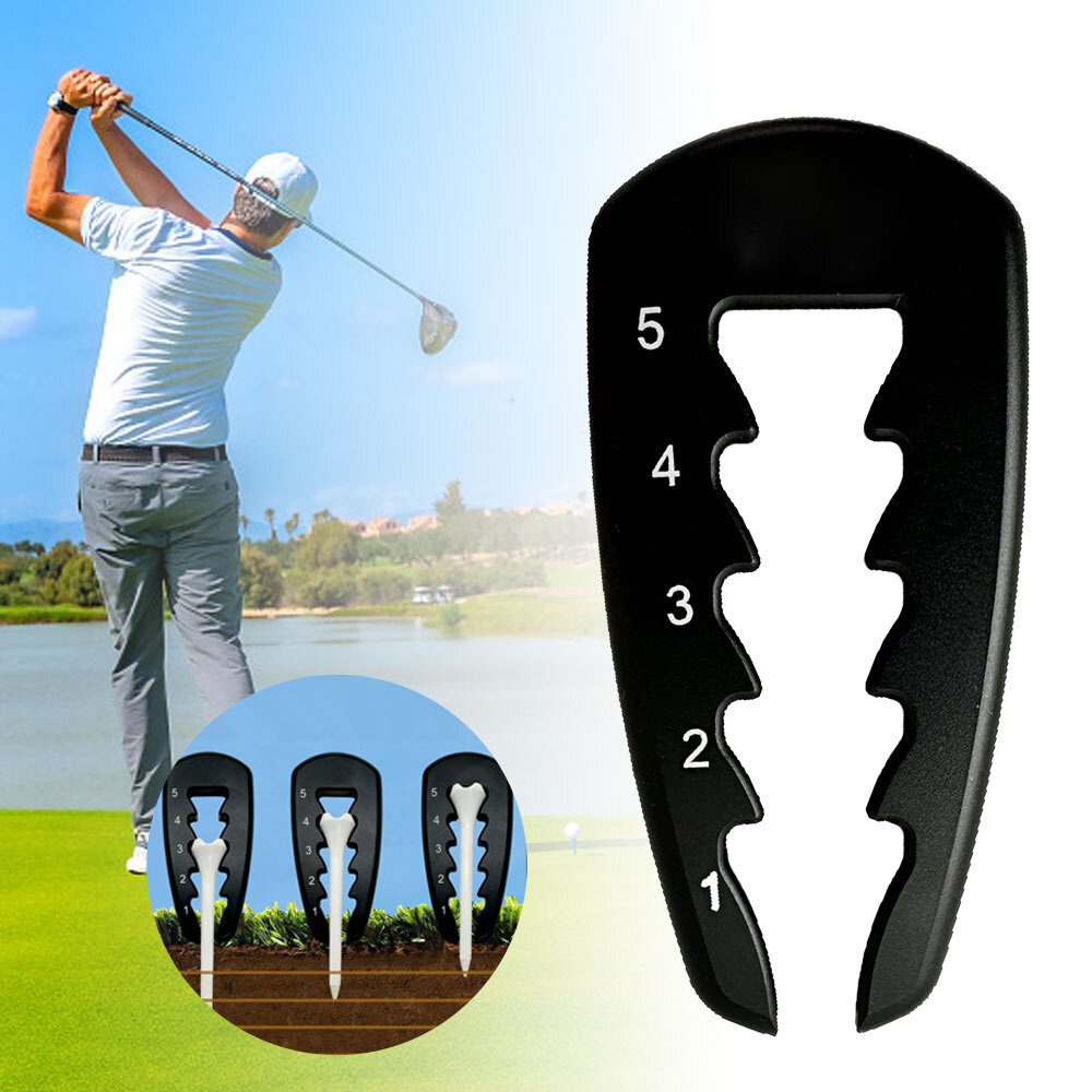 Golf Tee Height Tool Adjustable,Quick Adjust Adjust Golf Tee Tool TR