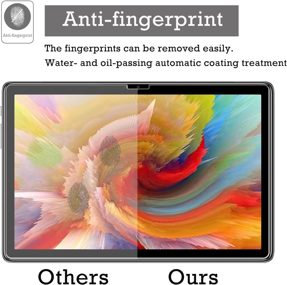 2X Tempered Glass Screen Protector For Doogee T10 Plus Android Tablet 2023 10.5"