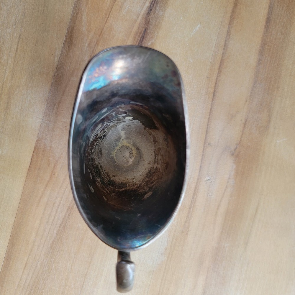 Vintage PS Co Silver Creamer Pitcher 5 In