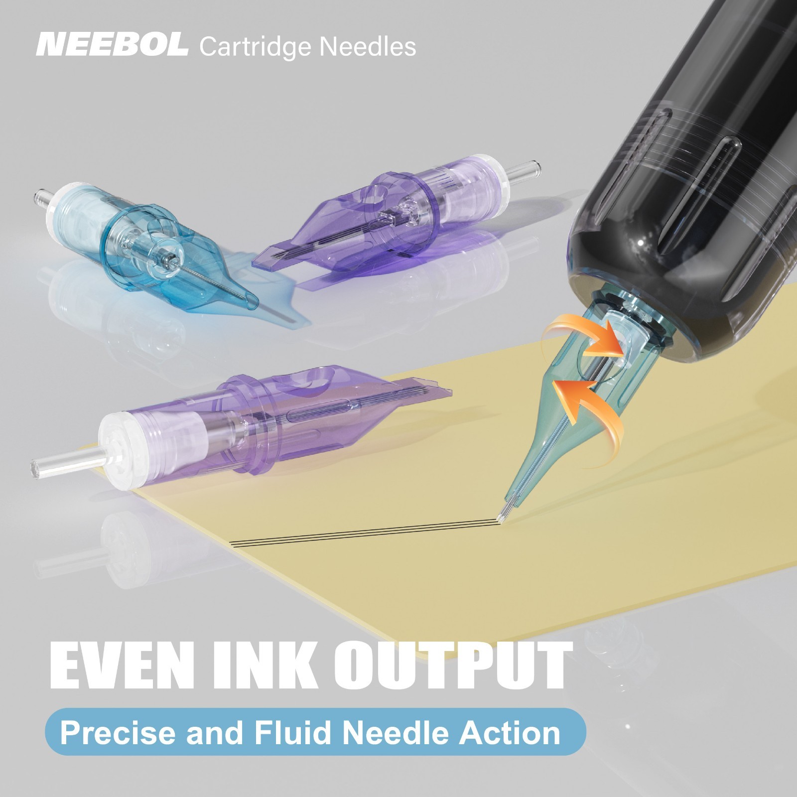 20-50Pcs Mixed Professional Sterile Tattoo Needle Cartridges Size RL RM RS M1