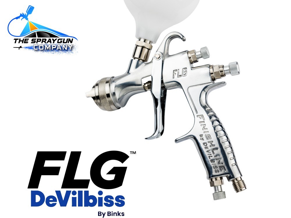 DeVilbiss - FLG5 1.3mm Setup Gravity Feed Spraygun and Cup