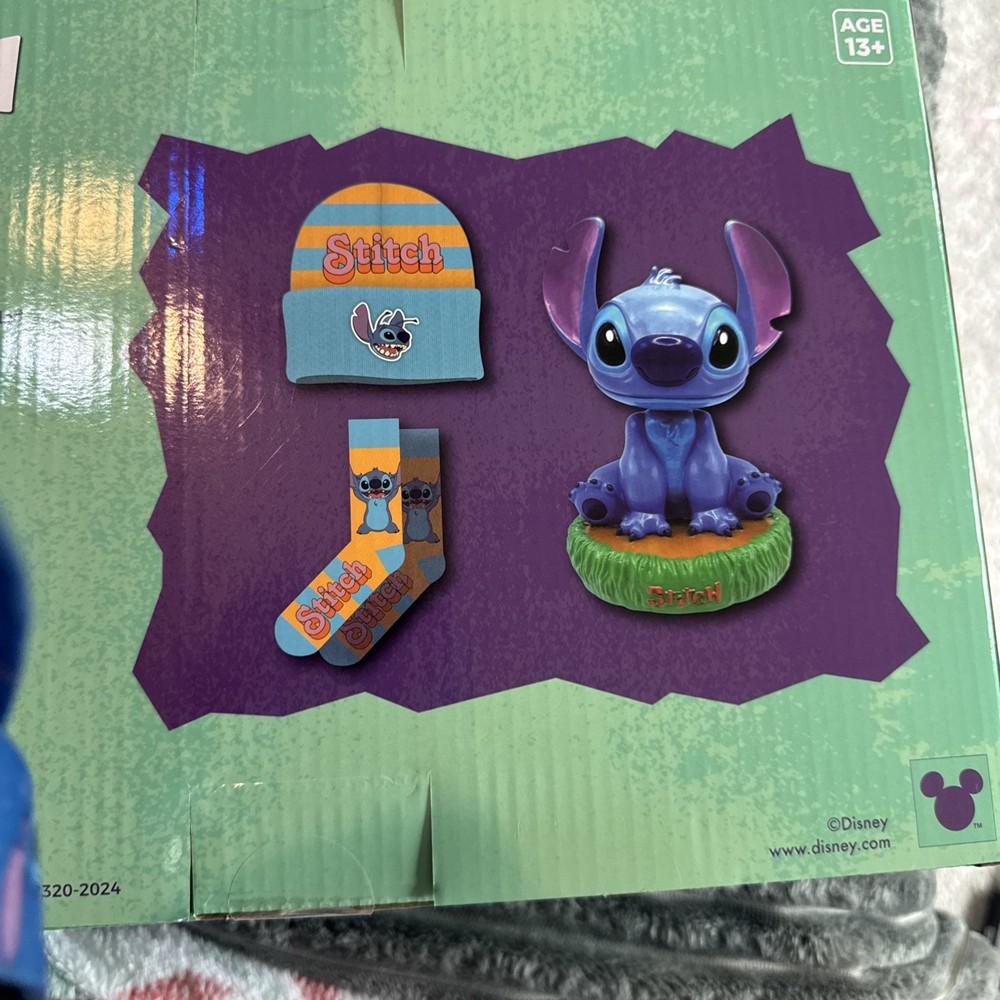 Disney STITCH Bobble head Gift Set