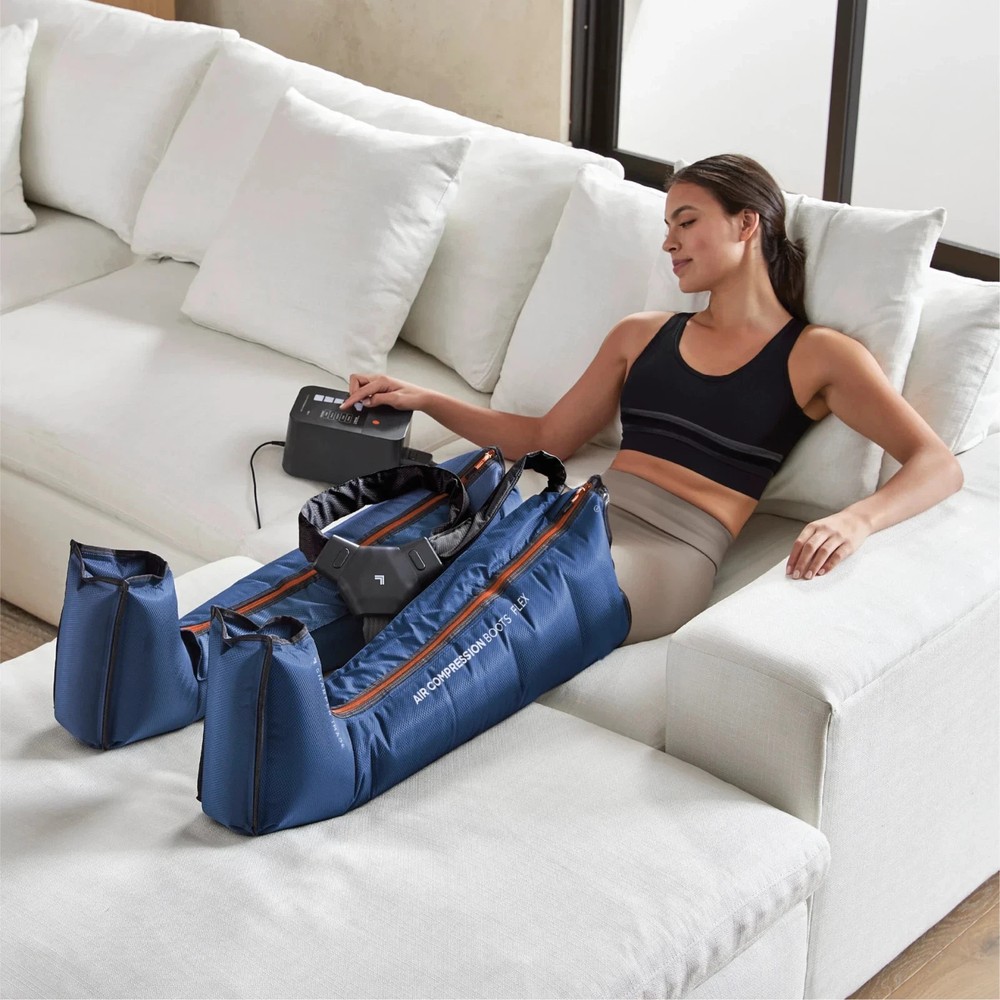 Sharper Image Air Compression Boots Flex Leg Recovery System Large/X-Large