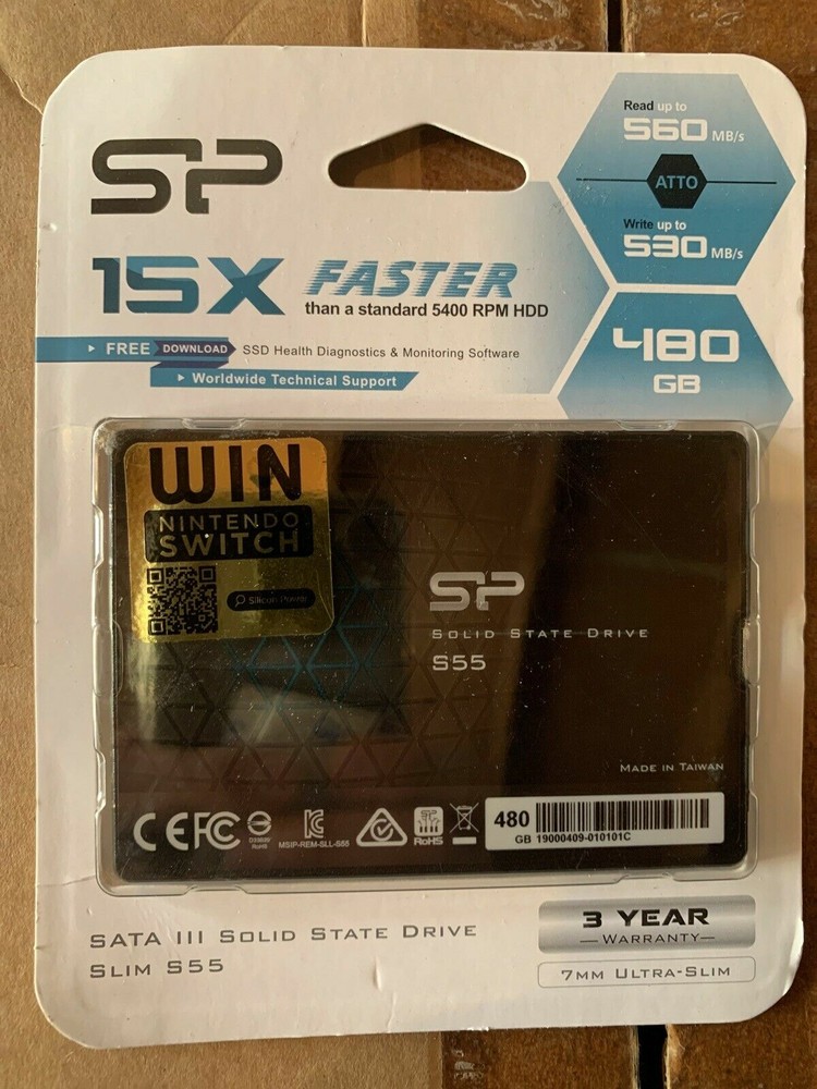 Silicon Power 480GB S55 7 mm Internal Solid State Drive =