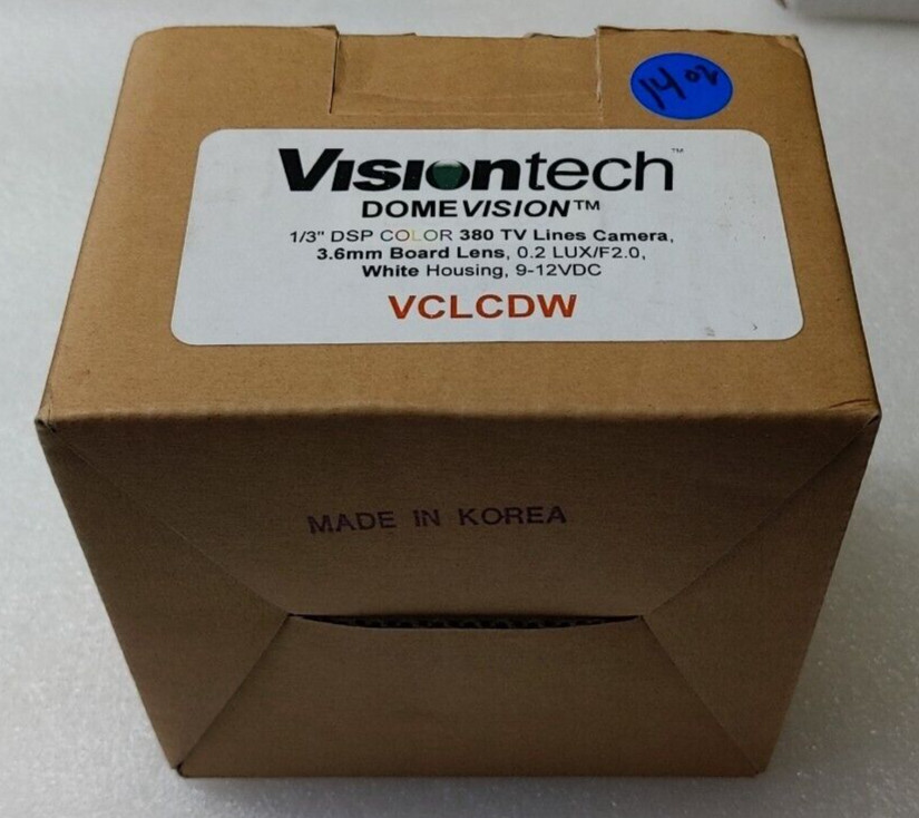 VISIONTECH CCTV SECURITY CAMERA VCLCDW 9-12VDC