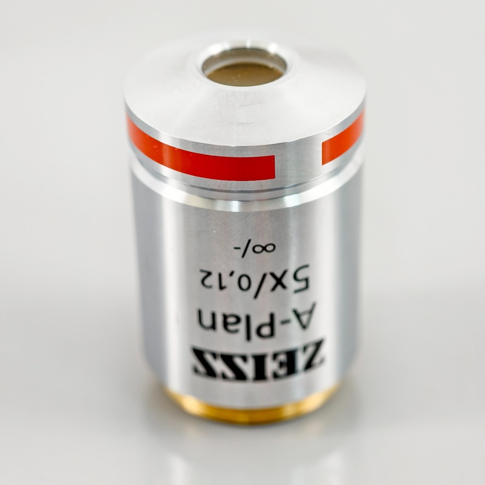 Zeiss A-Plan 5X 0.12NA Microscope Objective Lens (441020) - RMS Thread