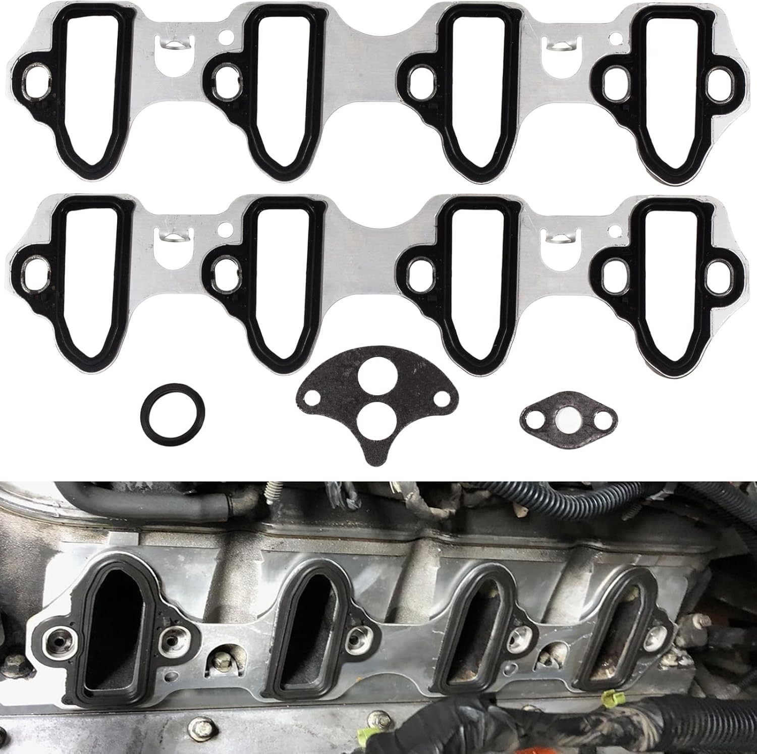 For Fel-Pro Intake Manifold Gasket Set For Chevrolet LS 5.3L 4.8L 6.0L 6.2 NEW