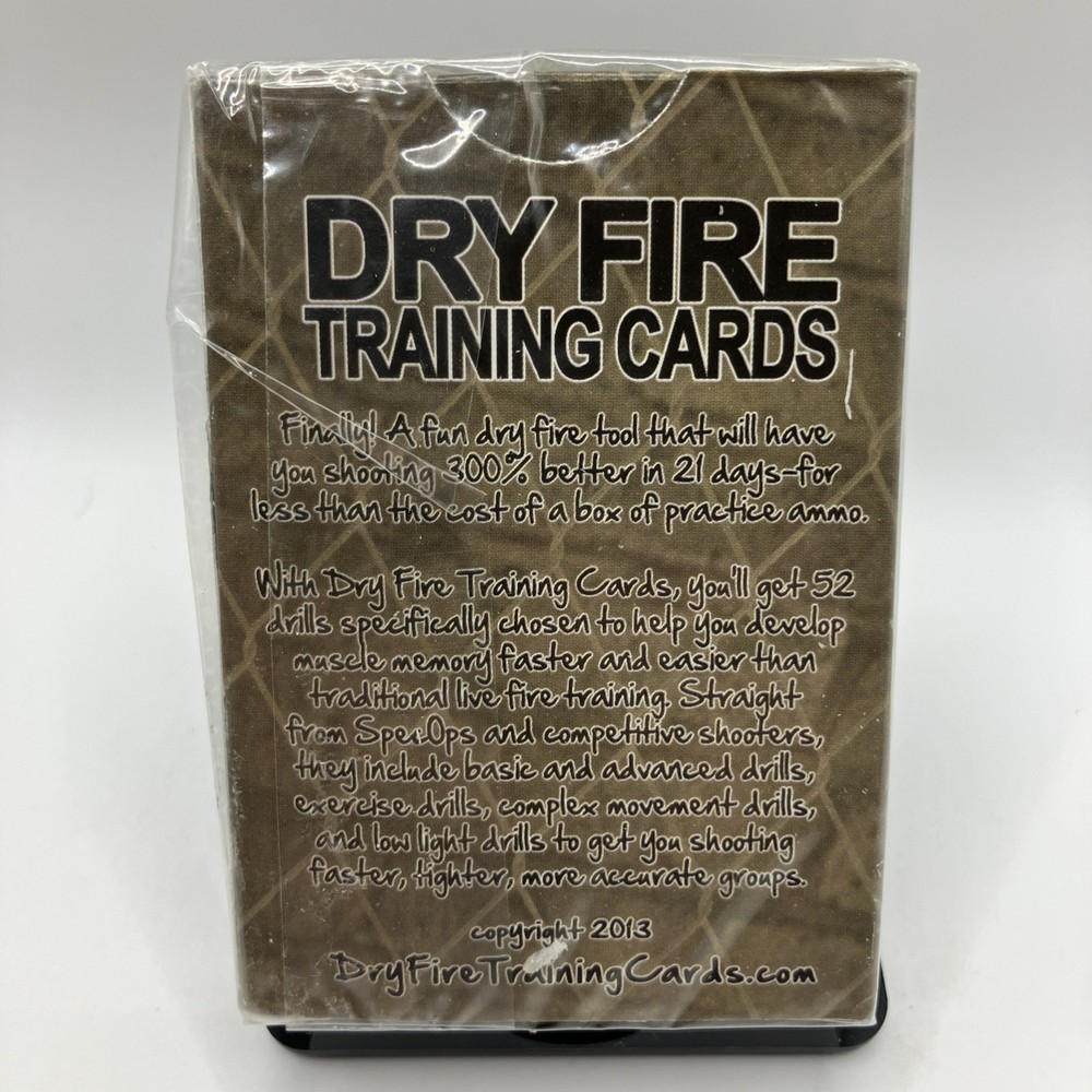 Dry Fire Training Cards New Sealed Pack