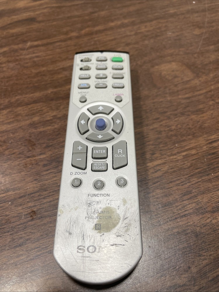 Sony Projector Remote Control RM-PJM15 Integrated Laser Pointer Tested Working