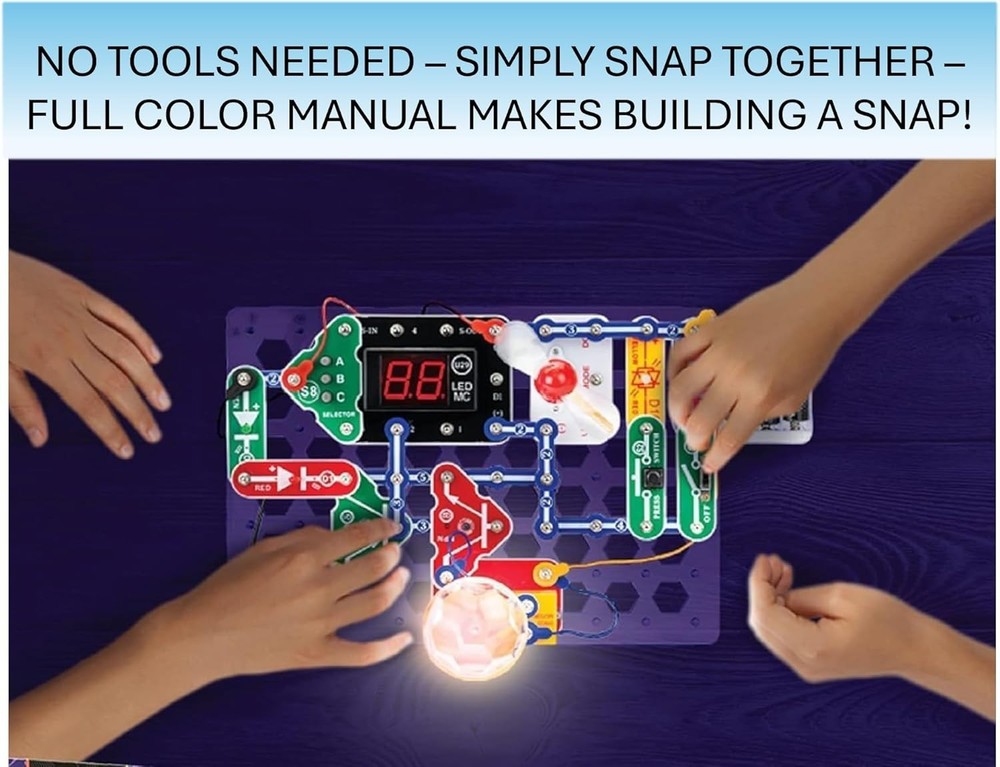 Arcade Electronics Exploration Kit - STEM Fun for Kids 8+, 200 Projects Inside