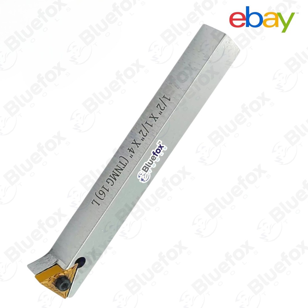 2 Pcs Indexable Fly Cutter Tool Bit 1/2" Shank – TNMG16 Insert