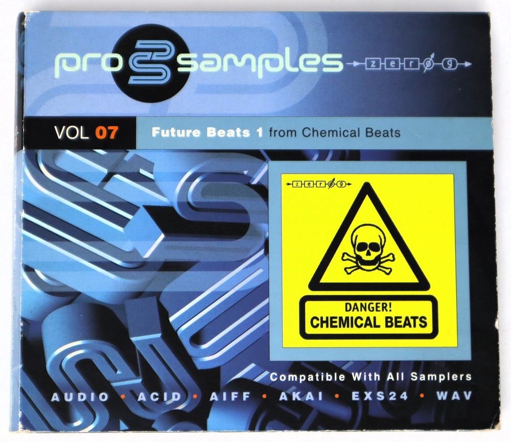 Zero-G Pro Samples 07 Future Beats 1 Sample Library/Sound Library/Sampling 2 CD