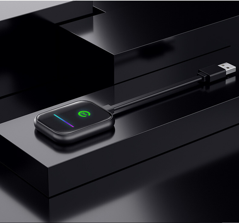 Carplay/Android Auto 2in1 Wireless carplay Adapter, Wired to Wireless USB Dongle