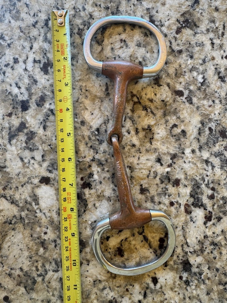 Eggbutt Snaffle Bit Stainless Copper Mouthpiece
