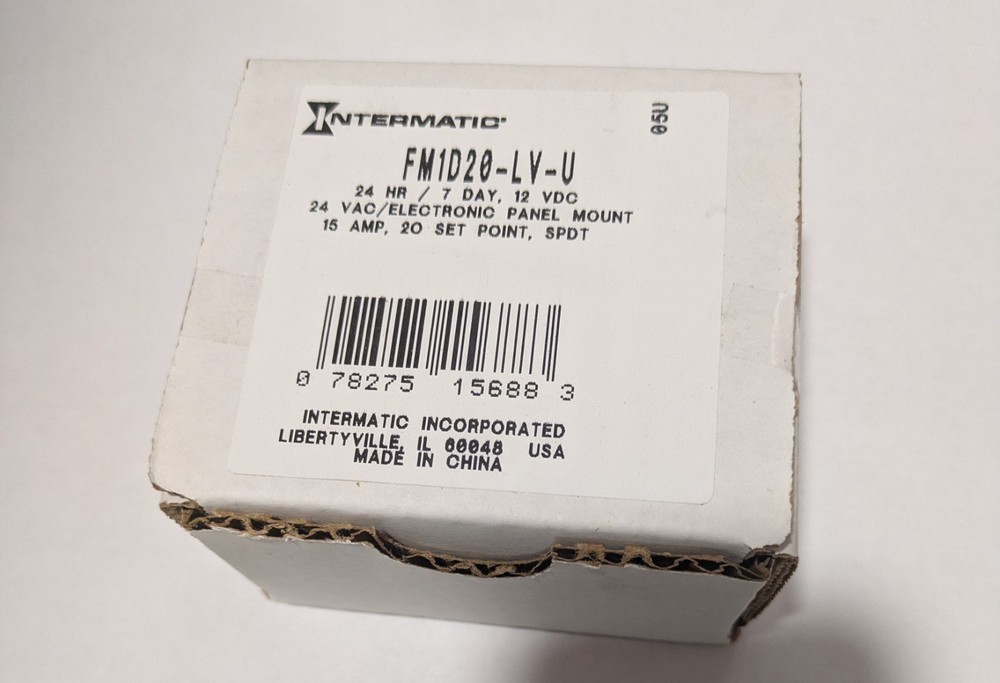 Intermatic FM1D20-LV-U      24/7 Mechanical Timer Module