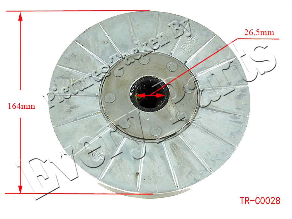 Rear Clutch Driven Pulley for ASW Manco Talon Linhai Bighorn 260cc 300cc ATV UTV