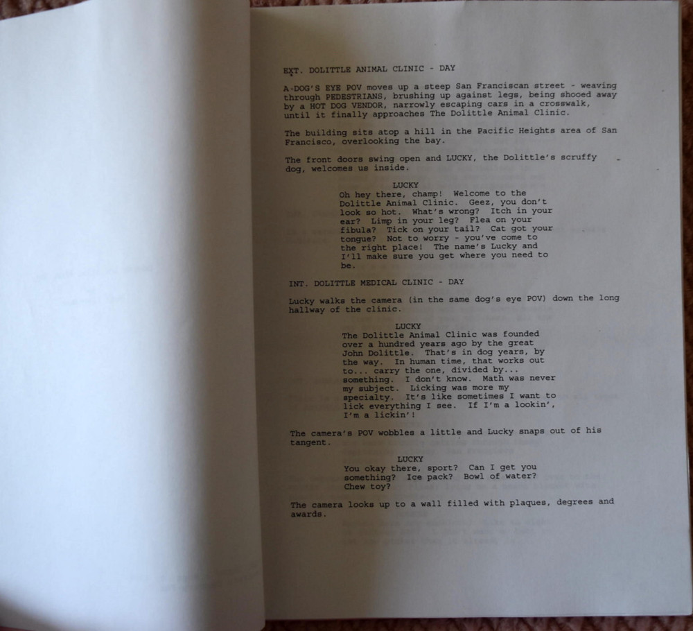 Matthew Liberman UNT. Dolittle Project A Original Script First Draft