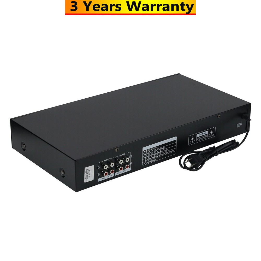 220V 40-band Stereo Graphic EQ Equalizer High Performance Audio Equalizer