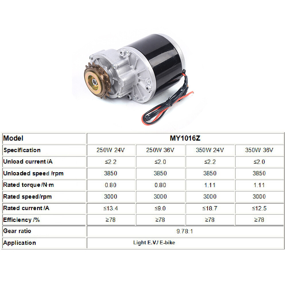 350W 36V Electric conversion kit Rear Wheel Motor E-bike Conversion Kit