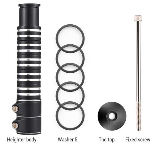 Bike Stem Riser, Bike Fork Stem Extender, Handlebar Riser Adapter, Suitable