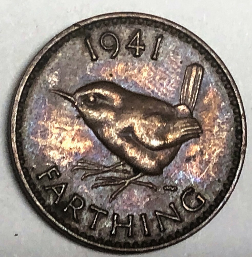 # C8563   GREAT BRITAIN     COIN,    FARTHING   1941