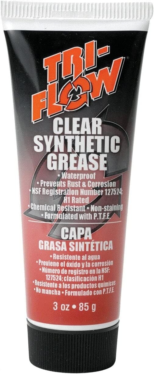 Triflow Tri-flow TF23004 High Performance Clear Synthetic Grease Lube 3oz Tube