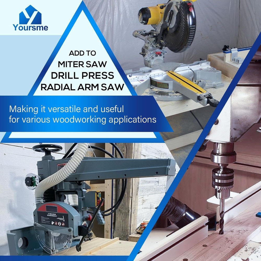 KMS8000 Aluminum Precision Trak and Stop Kit For Precise Repeatable Cutting Wood