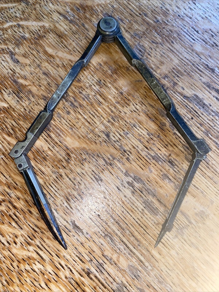 Vintage Articulated Compass Drafting Tool