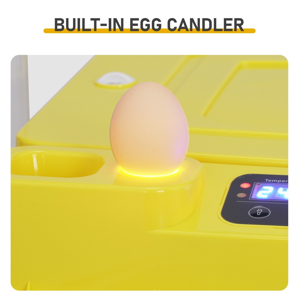 36 Egg Incubator for Hatching Eggs with Automatic Turning & LED Candling