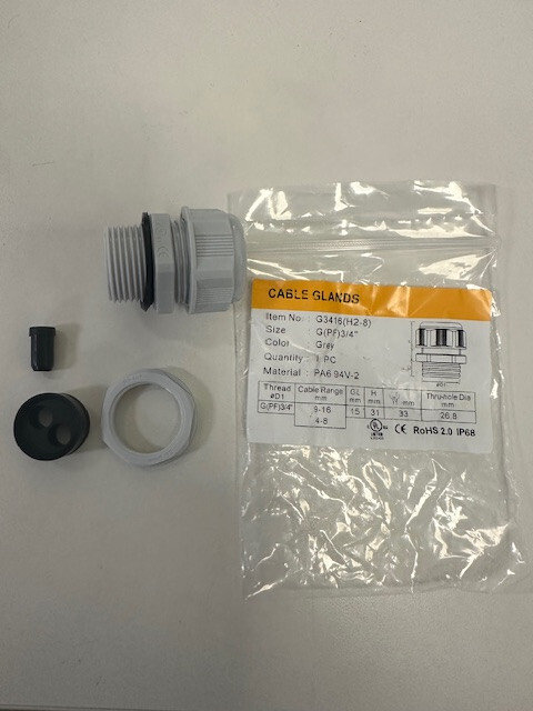 G3416 (H2-8) IP68 Cable Glands