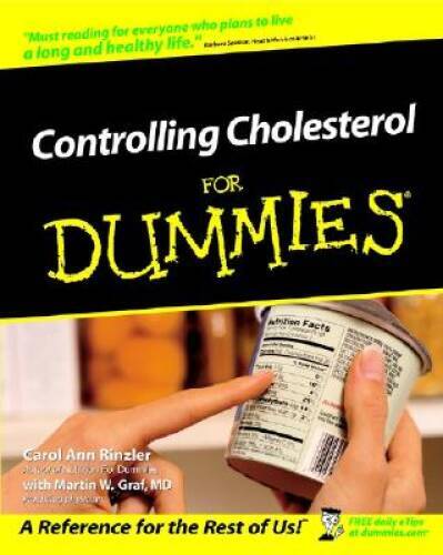 Controlling Cholesterol For Dummies - Paperback - VERY GOOD