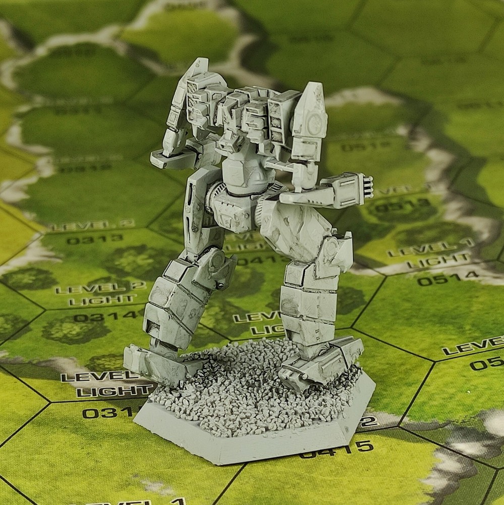 STEALL Mech Miniature Compatible with Battletech