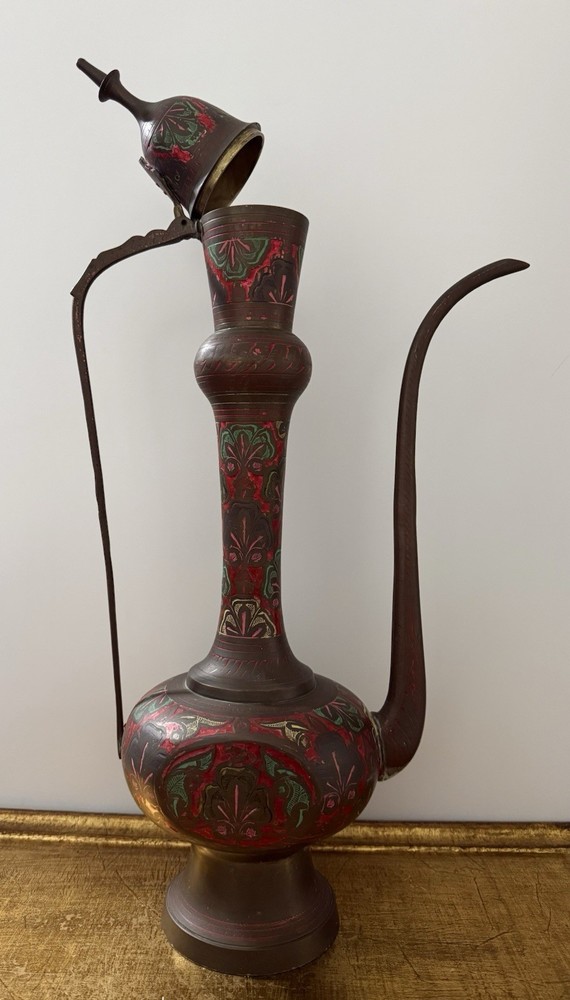 Brass Mughal Styled Surahi Multipurpose Jug
