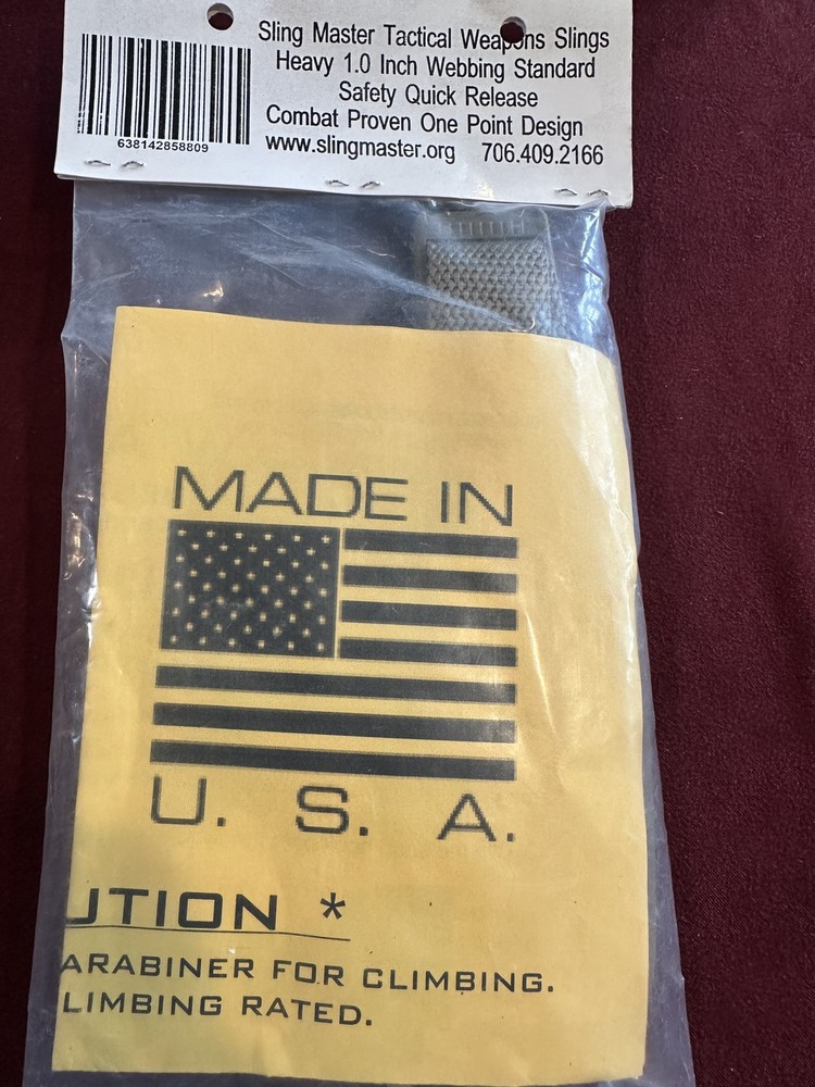 Slingmaster Tactical Personal Weapon Hook Attachment System Tan Quick Release