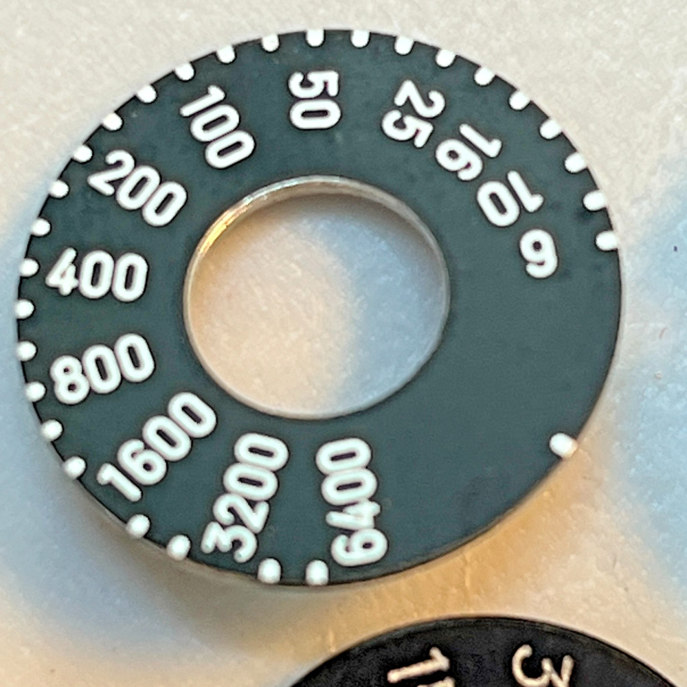 Minolta SRT-101 Shutter Speed Dial ISO Knob Assembly w/ Spring & Screw OEM
