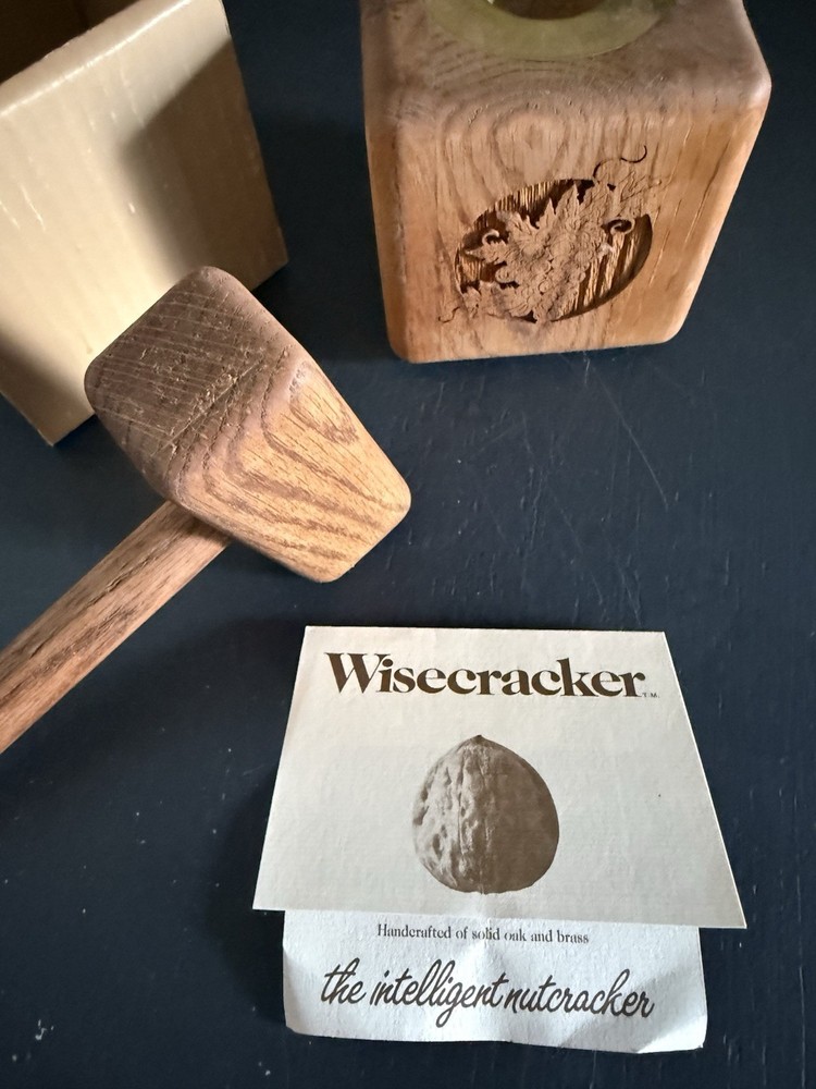 Vintage Blockbusters Wisecracker - Nutcracker Oak & Brass w/Box w/Instructions