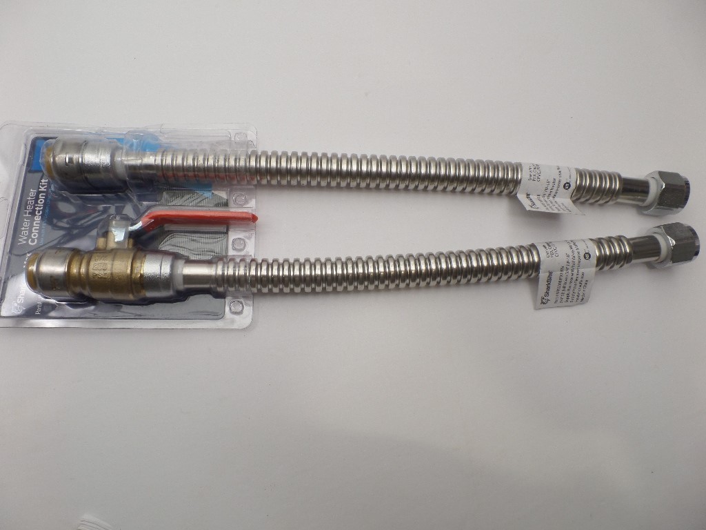 SHARKBITE MAX UR24680 WATER HEATER CONNECTION KIT 3/4'' FIP X 3/4'' SB MAX/18''