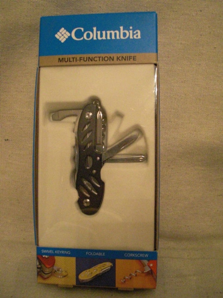 Columbia Black Multi-Function Knife