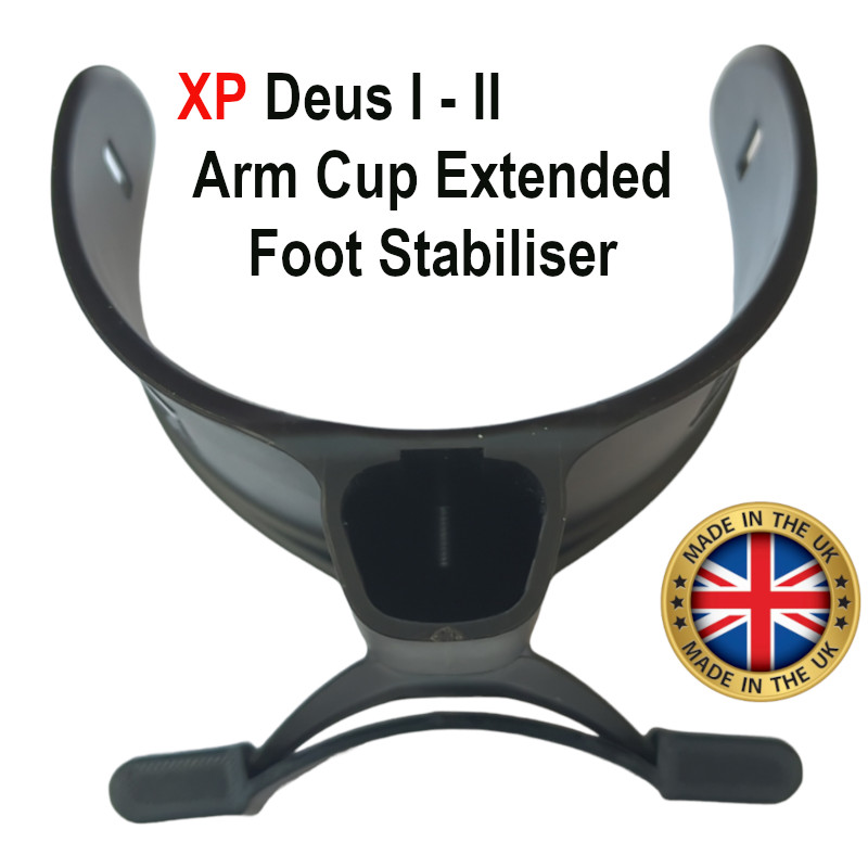 XP Deus 1 and 2 Arm Cup Extended Foot Stabiliser Flat Version