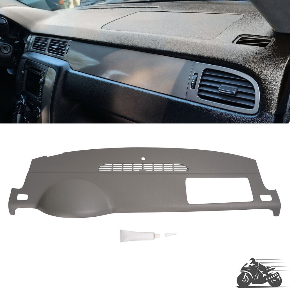 DASHBOARD Dash Cover Cap Gray For 2007-2014 Avalanche Suburban Tahoe Yukon