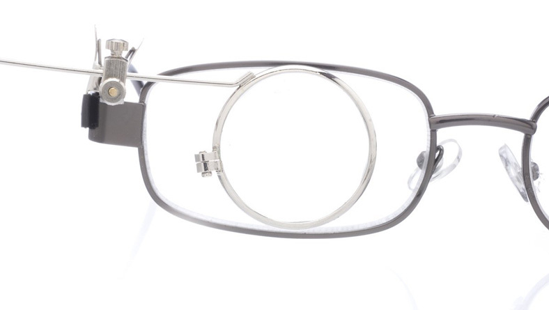 10X Single Lens Clip-On Eyeglass Eye Frame Jewelry Eye Loupe Magnifying Glass