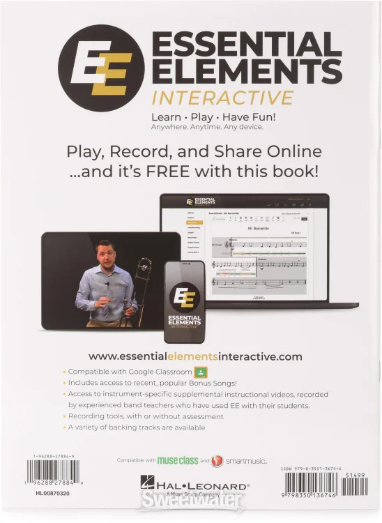 Hal Leonard Essential Elements for Band - Bb Clarinet, Book 2